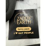 Zaddy Earth I Love Gay People Fanny Pack Waist Bag Black NWT Photo 2