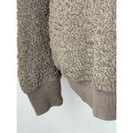 Sanctuary  Brown Popcorn Knit V Neck‎ Drop Shoulder Pullover Sweater Top Size L Photo 4