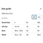 NEW TEREA Black Zoe Cinched Waist Oversized Shirt XL Tan Photo 2