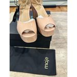 Maje NEW in Box Patent leather heeled sandals Rose Blush 41 / 10.5 Photo 6