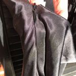 Jessica Simpson NWT Embroidered Black Satin Mini Dress S/M Photo 8