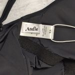 ANDIE NWT Romana Black Plunge Neck Ring Detail One-Piece Swimsuit Size XS Photo 5