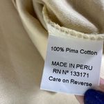 Planet by Lauren G Pima Cotton Tokyo T Yellow Flowy Blouse One Size Size undefined Photo 5