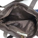 Gold Coast Blue Denim Faux Leather Shoulder Bag Photo 2