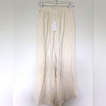 Nordstrom Petal & Pup Eleanor High Waisted Pants - Beige Sz L Photo 3