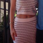 Striped midi set Pink Size XS Photo 0