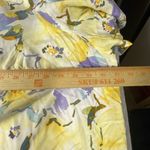 Denim & Co Top 5X Plus Yellow Floral Popover V Photo 9