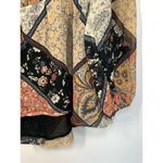 American Eagle Women's Multicolor Patchwork Floral Tie Back Blouse Medium NWOT Photo 1