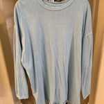 We The Free FP Blue Top Size Large Photo 0