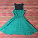 Material Girl TEAL FIT N FLARE DRESS W/ MESH INSERT Photo 2