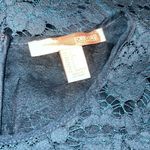 Forever 21 Teal Lace Shorts Romper Size Small Photo 2