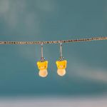 3Pair Cute Little Mini‎ Animal Fox, Bear Drop Earrings, Unique Accessories Photo 4