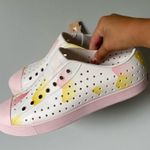 Native Shoes Jefferson Print in Shell White and Milk Pink Size 11 Photo 0