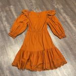 Universal Threads Universal thread eyelet ruffle dress in pumpkin Photo 4