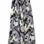 Susana Monaco Purple & Gray Strapless Rose Floral A-Line Maxi Dress 2 Photo 0