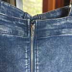 Windsor Enticing Flirty Sleeveless Lace-Up Denim Romper Size Medium Photo 7