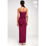 Lulus  XL Own Night Berry Pink Strapless Maxi Party Evening Out Dress Photo 1
