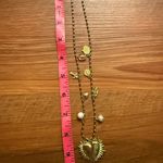 MEXICANA Gold and Silver sacred Heart Necklace with Radiant Design Photo 4