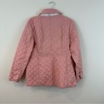 | Modern Quilted Jacket Light Pink Button Front Size 8/10 (Chico's 1) Photo 5