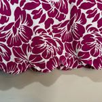 Talbots Floral Mini Skirt with Scalloped Hem in Magenta/Women’s 10 Photo 2