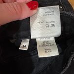 Reformation  Liza High Waist Straight Black Jeans Photo 4