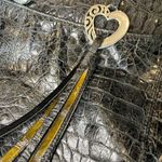 Brighton  Embossed Black Leather Shoulder Bag Photo 2