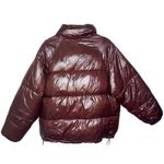 Abercrombie & Fitch  Brown Water-Resistant Puffer Jacket Oversized Coat Womens L Photo 1