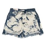 BP  Ripped Nonstretch Denim Cutoff Blue Bleached Wash Tie Dye Shorts SZ 29 Photo 1