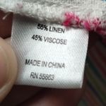 For Cynthia Size 3X Multicolor Rainbow Striped Sleeveless Linen Blend Tunic Top Photo 6