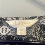 Decree Black and White Patterned Women's shorts romper Photo 1