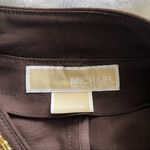 Michael Kors  Brown Gold Button Beaded Blazer Coat Jacket Size 6 Photo 9