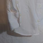 Gretchen Scott  Pique All Day Shirt White Button-Up Shirt Size Small Photo 4