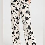 ANINE BING Owen Pants Tropical Leaf Print New Photo 0