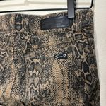 Seven7 Brown Snakeprint Skinny Stretch Jeans Size 4 Photo 6