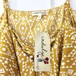 Indulge | Cold Shoulder Patterned Ruffle Mini Dress Photo 6