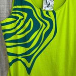 Coline Size 3XL Lime Green with Multicolored Designs Tank Top New With T… Photo 3