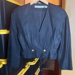 Vintage Eleanor P Brenner 100% Silk Black Double Photo 1