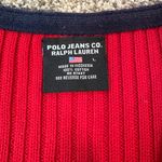 Polo Jeans Company Ralph Lauren American Flag 90s Knit Cotton Sweater Size L Red Size L Photo 4
