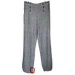 Maurice's Women Pants Small High Rise Linen Blend Sailor Nautical Minimalist Boho Photo 10