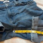 Kensie  Cuffed Bermuda Stretch Medium Wash High Rise Denim Jean Shorts Sz 6/28 Photo 3