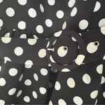 River Island  Black And White Polka Dot Belted‎ Dress Size 6 Photo 5