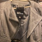 Fillmore Grey Faux Leather Jacket Gray Size M Photo 0