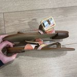 Talbots NEW  Gia Buckle Sandal Plaid Slip On Madras Size 10 Photo 1