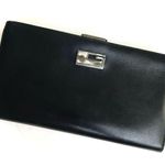 Gucci Leather Vintage Wallet With Coin Purse Black Photo 0