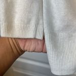 Talbots  White Button Cardigan 100% Linen Sweater Size Small EUC #5760 Photo 1