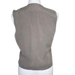 Women's Vintage Fly Away Gold Button Accent Casual Vest Soft Sz L Gray Size L Photo 1