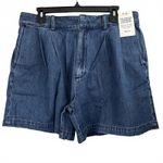 Madewell The Harlow Superwide Jean Short: Airy Denim Edition Mcnair Wash NWT 30 Photo 2