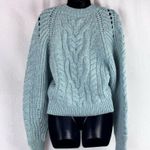 Isabel Marant Paloma Blue Chunky Cable Knit Sweater Size French 36 US 4 RARE Photo 3