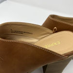 EXPRESS  Womens‎ heeled Mules Brown Sz 6 Photo 3