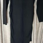 Old Navy  Maternity Black Long Sleeve Bodycon Fitted Midi Dress Size Large Photo 10